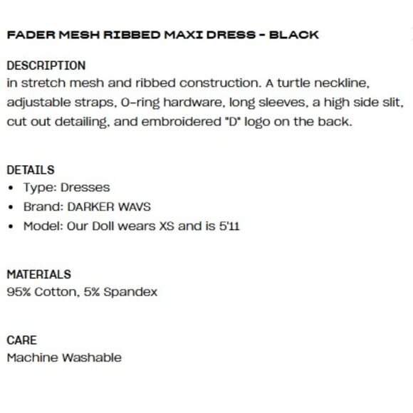 NWT Dolls Kill Mesh and Knit Side Slit Cut Out Turtleneck Black Bodycon Dress - Picture 5 of 10